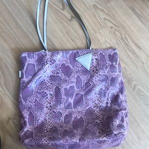 Sorial Nadia Glazed Snakeskin Tote
